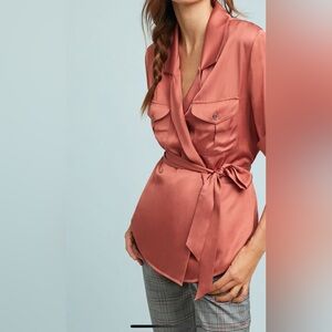 Anthropolgie SERENGETI WRAP TUNIC L Large